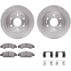 Purchase Top-Quality DYNAMIC FRICTION COMPANY - 6312-48065 - Front Disc Brake Kit pa9