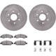 Purchase Top-Quality DYNAMIC FRICTION COMPANY - 6312-48066 - Front Disc Brake Kit pa5