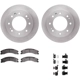 Purchase Top-Quality Front Disc Brake Kit by DYNAMIC FRICTION COMPANY - 6312-48068 pa1