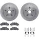 Purchase Top-Quality DYNAMIC FRICTION COMPANY - 6312-54101 - Front Disc Brake Kit pa1