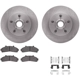 Purchase Top-Quality DYNAMIC FRICTION COMPANY - 6312-54101 - Front Disc Brake Kit pa5