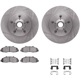 Purchase Top-Quality DYNAMIC FRICTION COMPANY - 6312-54111 - Front Disc Brake Kit pa5