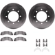 Purchase Top-Quality DYNAMIC FRICTION COMPANY - 6312-54123 - Front Disc Brake Kit pa2