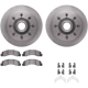 Purchase Top-Quality DYNAMIC FRICTION COMPANY - 6312-54125 - Front Disc Brake Kit pa2
