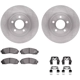 Purchase Top-Quality DYNAMIC FRICTION COMPANY - 6312-54139 - Front Disc Brake Kit pa2