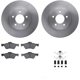 Purchase Top-Quality DYNAMIC FRICTION COMPANY - 6312-54170 - Front Disc Brake Kit pa1