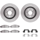 Purchase Top-Quality DYNAMIC FRICTION COMPANY - 6312-54176 - Front Disc Brake Kit pa2