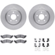 Purchase Top-Quality DYNAMIC FRICTION COMPANY - 6312-54184 - Front & Rear Disc Brake Kit pa1