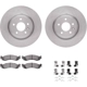 Purchase Top-Quality DYNAMIC FRICTION COMPANY - 6312-54184 - Front & Rear Disc Brake Kit pa2