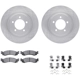 Purchase Top-Quality DYNAMIC FRICTION COMPANY - 6312-54185 - Front Disc Brake Kit pa1