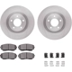 Purchase Top-Quality DYNAMIC FRICTION COMPANY - 6312-54189 - Front Disc Brake Kit pa3