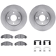 Purchase Top-Quality DYNAMIC FRICTION COMPANY - 6312-54194 - Front Disc Brake Kit pa1