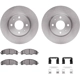 Purchase Top-Quality DYNAMIC FRICTION COMPANY - 6312-54194 - Front Disc Brake Kit pa3