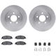 Purchase Top-Quality DYNAMIC FRICTION COMPANY - 6312-54199 - Front Disc Brake Kit pa1