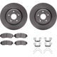 Purchase Top-Quality DYNAMIC FRICTION COMPANY - 6312-58024 - Front Disc Brake Kit pa5