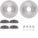 Purchase Top-Quality DYNAMIC FRICTION COMPANY - 6312-59012 - Front Disc Brake Kit pa4