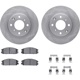 Purchase Top-Quality Front Disc Brake Kit by DYNAMIC FRICTION COMPANY - 6312-59022 pa1