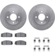 Purchase Top-Quality DYNAMIC FRICTION COMPANY - 6312-59023 - Front Disc Brake Kit pa1