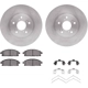 Purchase Top-Quality DYNAMIC FRICTION COMPANY - 6312-59057 - Front Disc Brake Kit pa5