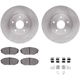 Purchase Top-Quality DYNAMIC FRICTION COMPANY - 6312-59058 - Front Disc Brake Kit pa5