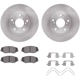 Purchase Top-Quality DYNAMIC FRICTION COMPANY - 6312-59065 - Front Disc Brake Kit pa3