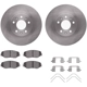 Purchase Top-Quality DYNAMIC FRICTION COMPANY - 6312-59066 - Front Disc Brake Kit pa2