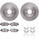 Purchase Top-Quality Front Disc Brake Kit by DYNAMIC FRICTION COMPANY - 6312-59081 pa3