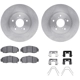 Purchase Top-Quality DYNAMIC FRICTION COMPANY - 6312-59083 - Front Disc Brake Kit pa1
