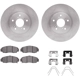 Purchase Top-Quality DYNAMIC FRICTION COMPANY - 6312-59083 - Front Disc Brake Kit pa5