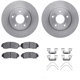 Purchase Top-Quality DYNAMIC FRICTION COMPANY - 6312-59084 - Front Disc Brake Kit pa1