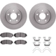 Purchase Top-Quality DYNAMIC FRICTION COMPANY - 6312-59084 - Front Disc Brake Kit pa4