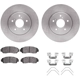 Purchase Top-Quality DYNAMIC FRICTION COMPANY - 6312-59085 - Front Disc Brake Kit pa2