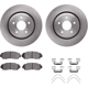 Purchase Top-Quality DYNAMIC FRICTION COMPANY - 6312-59087 - Front Disc Brake Kit pa4