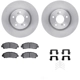 Purchase Top-Quality DYNAMIC FRICTION COMPANY - 6312-59093 - Front Disc Brake Kit pa1