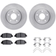 Purchase Top-Quality DYNAMIC FRICTION COMPANY - 6312-59096 - Front Disc Brake Kit pa1