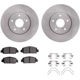 Purchase Top-Quality DYNAMIC FRICTION COMPANY - 6312-59097 - Front Disc Brake Kit pa5