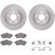Purchase Top-Quality DYNAMIC FRICTION COMPANY - 6312-63145 - Front Disc Brake Kit pa4