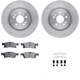 Purchase Top-Quality DYNAMIC FRICTION COMPANY - 6312-63193 - Front Disc Brake Kit pa1