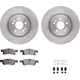 Purchase Top-Quality DYNAMIC FRICTION COMPANY - 6312-63193 - Front Disc Brake Kit pa2