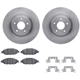 Purchase Top-Quality DYNAMIC FRICTION COMPANY - 6312-67125 - Front Disc Brake Kit pa1
