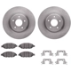 Purchase Top-Quality DYNAMIC FRICTION COMPANY - 6312-67125 - Front Disc Brake Kit pa5