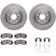 Purchase Top-Quality DYNAMIC FRICTION COMPANY - 6312-67129 - Front Disc Brake Kit pa3