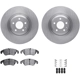 Purchase Top-Quality DYNAMIC FRICTION COMPANY - 6312-73069 - Front Brake Kit pa1