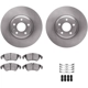 Purchase Top-Quality DYNAMIC FRICTION COMPANY - 6312-73071 - Front Disc Brake Kit pa2