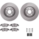 Purchase Top-Quality DYNAMIC FRICTION COMPANY - 6312-73073 - Front Disc Brake Kit pa5