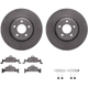 Purchase Top-Quality DYNAMIC FRICTION COMPANY - 6312-73095 - Front Disc Brake Kit pa5