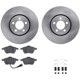 Purchase Top-Quality DYNAMIC FRICTION COMPANY - 6312-74053 - Front Disc Brake Kit pa1