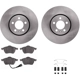Purchase Top-Quality DYNAMIC FRICTION COMPANY - 6312-74053 - Front Disc Brake Kit pa2