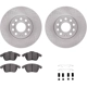 Purchase Top-Quality DYNAMIC FRICTION COMPANY - 6312-74081 - Front Disc Brake Kit pa2