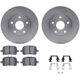 Purchase Top-Quality DYNAMIC FRICTION COMPANY - 6312-76112 - Front Disc Brake Kit pa1
